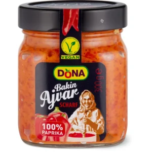 Dona ajvar 100% paprika ljuti 300g.