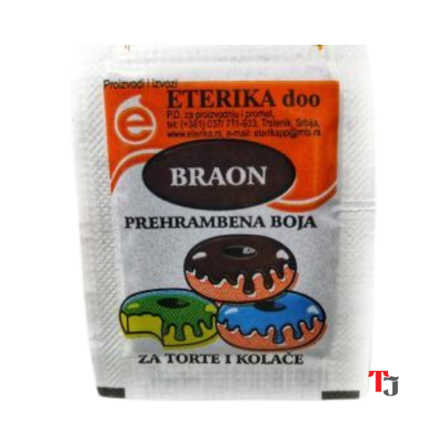 Farba za kolace braon 3g