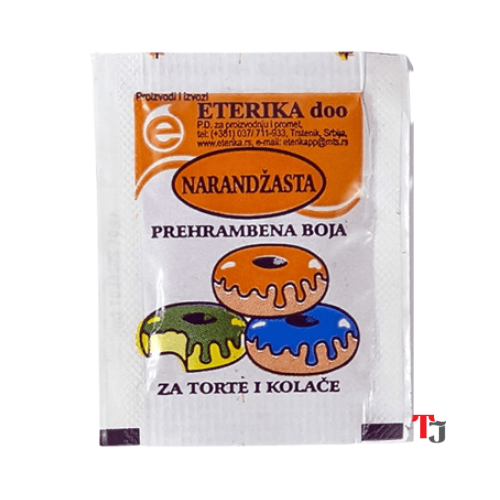 Farba za kolace narandzasta 3g