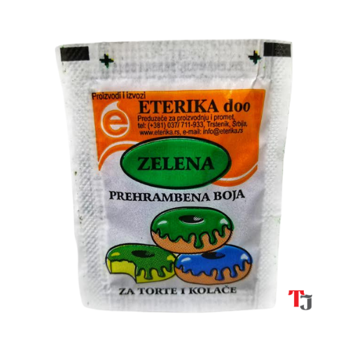 Farba za kolace zelena 3g