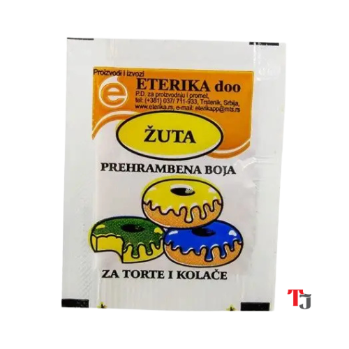 Farba za kolace zuta 3g